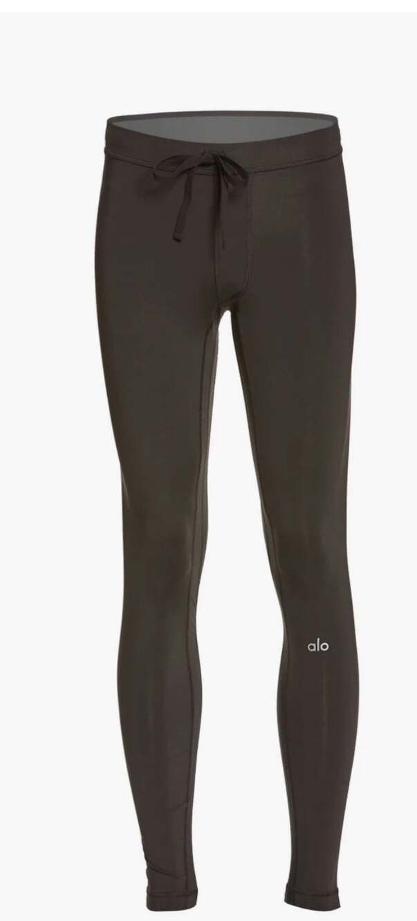 Alo Yoga Men's Warrior Compression Yoga Pant - Grey